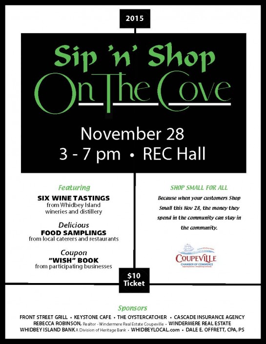 Coupeville Chamber Sip 'n' Shop